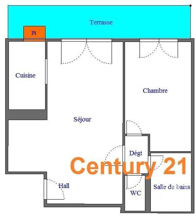 Appartement F2 à louer - 2 pièces - 42.89 m2 - CANNES - 06 - PROVENCE-ALPES-COTE-D-AZUR - Century 21 Immobilier Service Appartement F2 à louer - 2 pièces - 42.89 m2 - CANNES - 06 - PROVENCE-ALPES-COTE-D-AZUR - Century 21 Immobilier Service